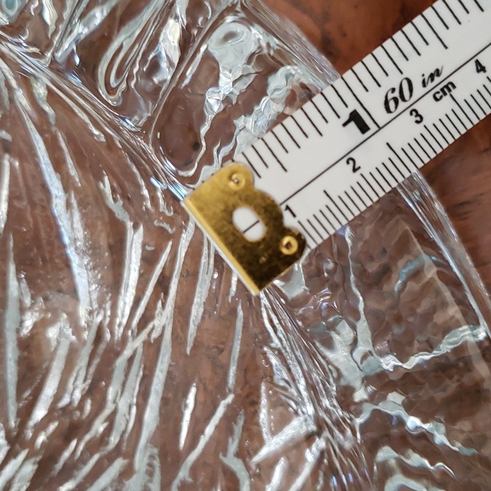 ❤ VINTAGE | Gigantic Mid-Century Modern Heavy Glacial Ashtray Art Glass - Picture 10 of 14